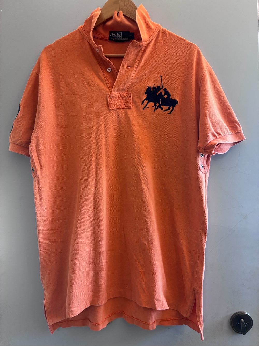 😎 Y2K Large logo Polo Ralph Lauren men’s polo